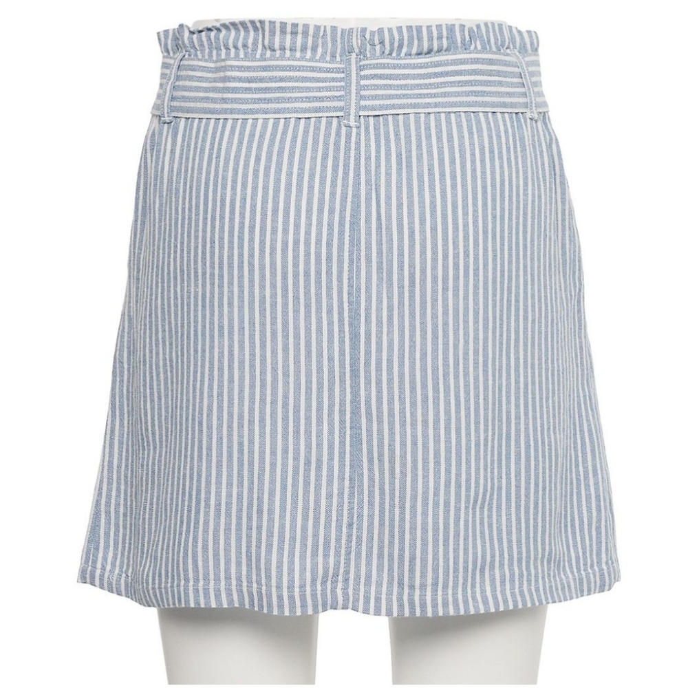 🥳FINAL PRICE👍💙 NWT‼️ Rewind brand Paperbag Waist Belted Skirt (Juniors) - Picture 5 of 8